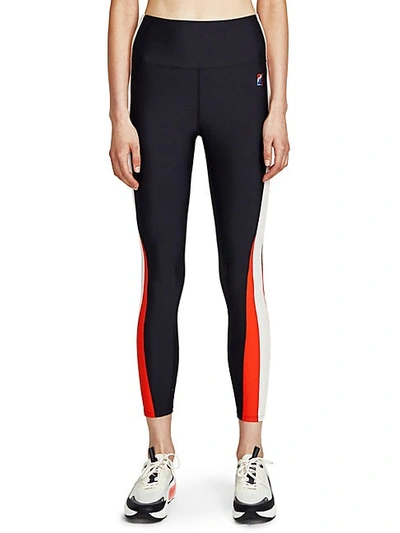 Shop P.e Nation World Series Racing Stripe Leggings In Multi