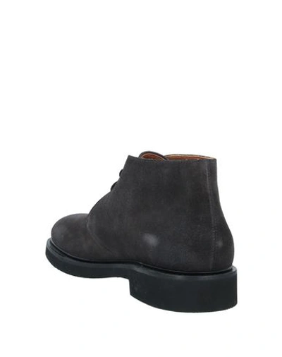 Doucal's Man Ankle Boots Midnight Blue Size 7 Leather In Blue