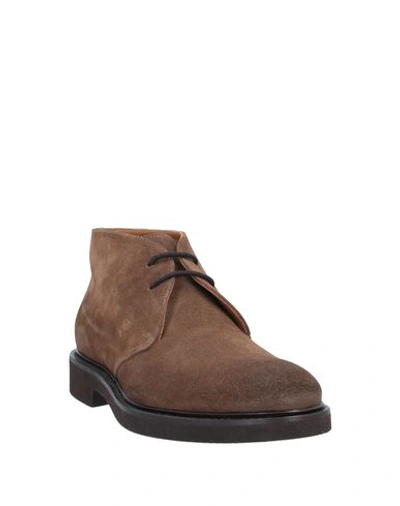 Doucal's Ankle Boots In Cocoa
