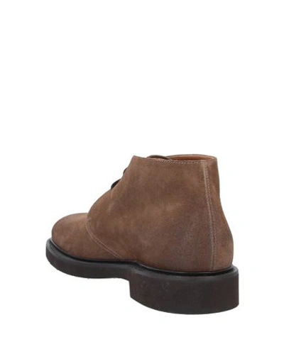 Doucal's Ankle Boots In Cocoa