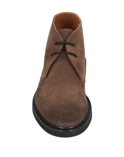 Doucal's Ankle Boots In Cocoa