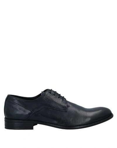 Shop Antony Morato Lace-up Shoes In Dark Blue