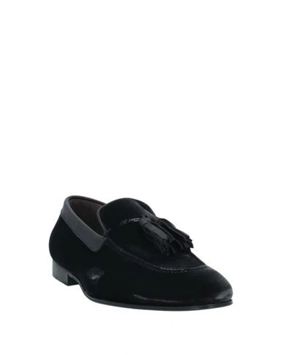 Shop Louis Leeman Loafers In Black