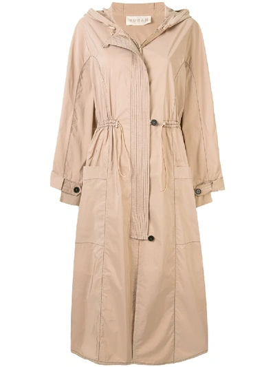 Shop Ruban Waterproof Parka Jacket In Brown