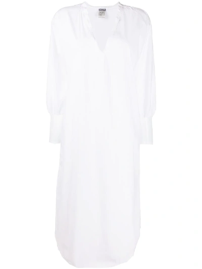 Shop Kristensen Du Nord Oversized Shirt Dress In White
