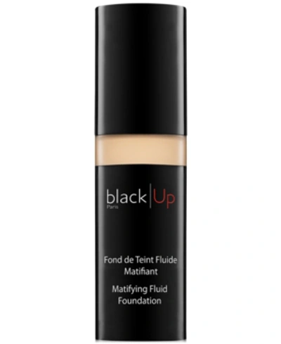 Shop Black Up Matifying Fluid Foundation, 1-oz. In Nfl00 Light Beige (light To Tan/golden Undertones)