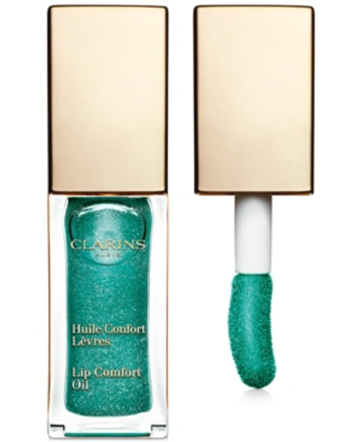 Shop Clarins Limited Edition Lip Comfort Oil, Created For Macy's In 13 Mint Glam