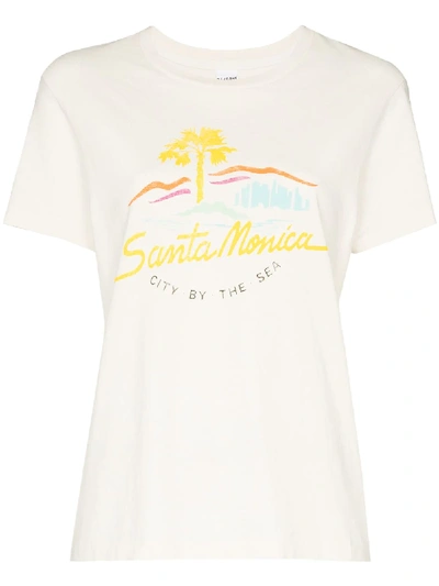 Shop Re/done City By The Sea T-shirt In White