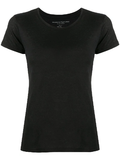Shop Majestic Short-sleeve T-shirt In Black