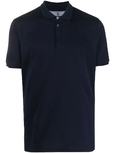 Shop Brunello Cucinelli Klassisches Poloshirt In Blue