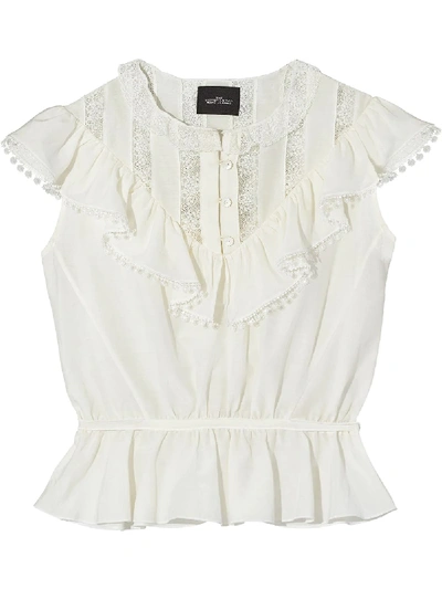 Shop Marc Jacobs The Victorian Blouse Top In White