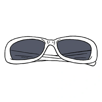 Pre-owned Supreme  Stretch Sunglasses Clear