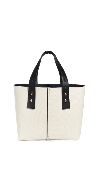 Shop Frame Les Second Medium Tote In Natural Multi