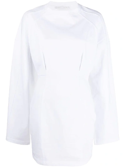 Shop Fenty Jersey Corset Dress In White