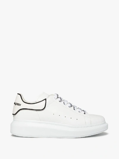 Shop Alexander Mcqueen White Oversized Sneakers