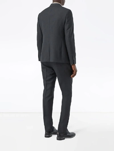 Shop Burberry Slim-fit Tailored Suit In Grey