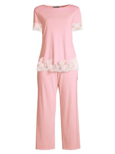 Shop Natori Women's Shangri La 2-piece Pajama Set In Wild Rose