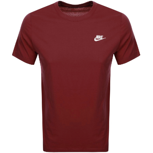 nike burgundy crew neck