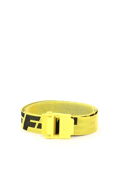 Shop Off-white Industrial 2.0 Belt In Yellow,black