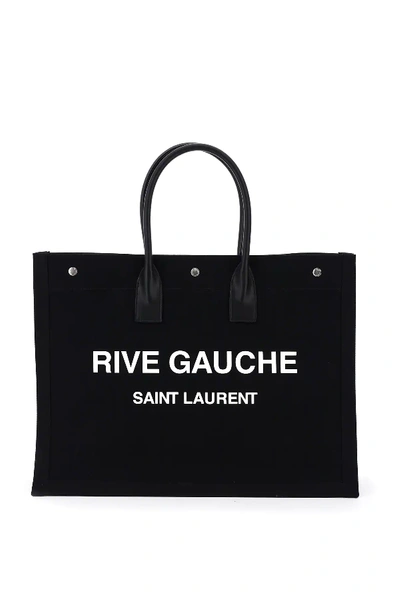 Shop Saint Laurent Noe Cabas Rive Gauche Large Tote Bag