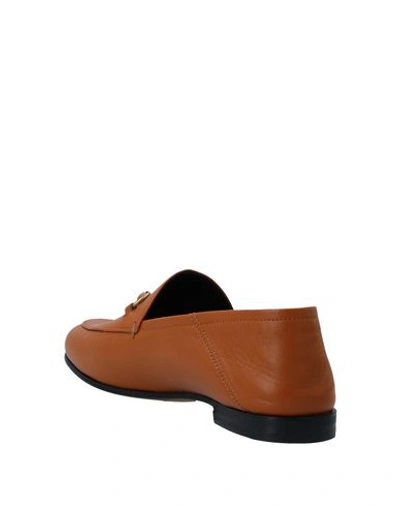 Shop Gucci Loafers In Tan