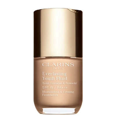 Shop Clarins Everlasting Youth Fluid Foundation Spf 15 In Nude