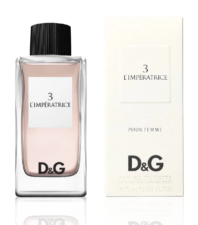 Shop Dolce & Gabbana 3 L'imperatrice Eau De Toilette (100ml) In White