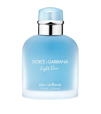 Shop Dolce & Gabbana Light Blue Eau Intense Pour Homme Eau De Parfum (100ml) In White