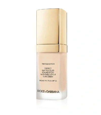 Shop Dolce & Gabbana Perfect Matte Liquid Foundation