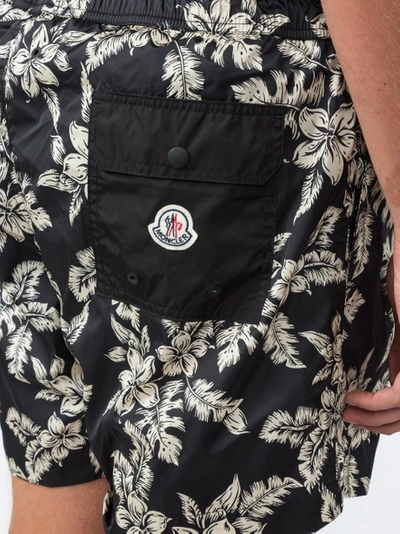 Shop Moncler Hibiscus Shorts