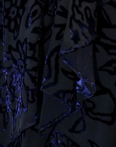 Shop Peter Pilotto Long Dresses In Dark Blue