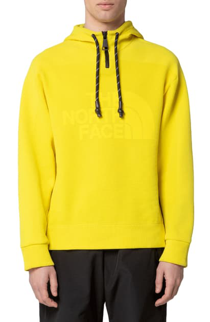 the north face yellow hoodie