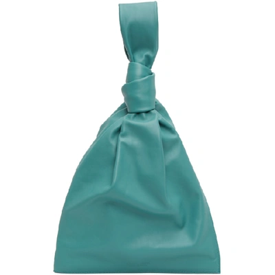 Shop Bottega Veneta Blue 'the Twist' Bag In 3612 Linole