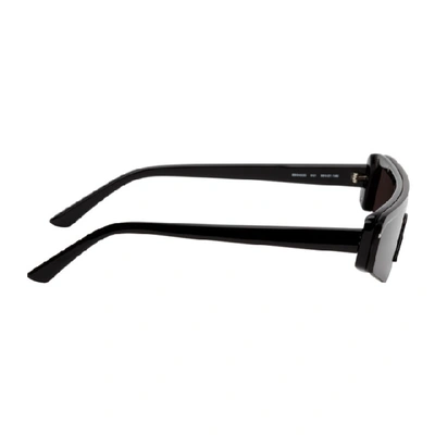 Shop Balenciaga Black Mask Sunglasses In 001 Black