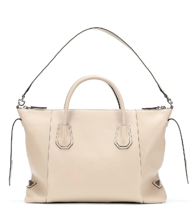 Shop Givenchy Antigona Soft Medium Leather Tote In Beige