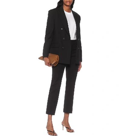 Shop Joseph Coleman High-rise Gabardine Pants In Black