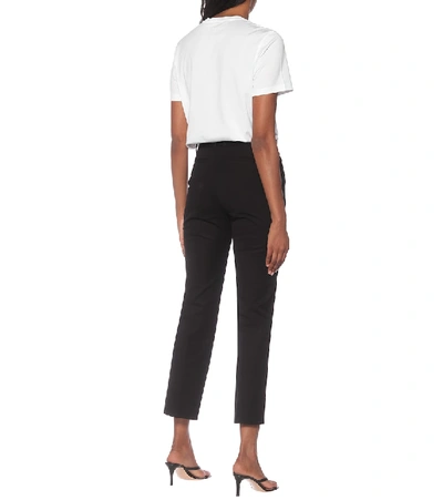 Shop Joseph Coleman High-rise Gabardine Pants In Black