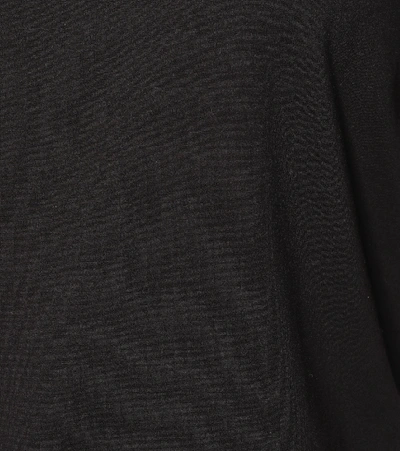 Joseph Round Neck Jersey T-shirt In Black