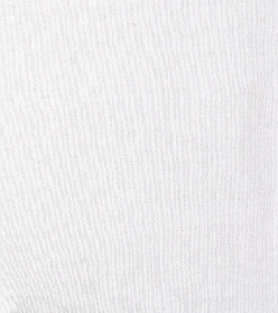 Joseph Round-neck Relaxed-fit Cotton-jersey T-shirt In White