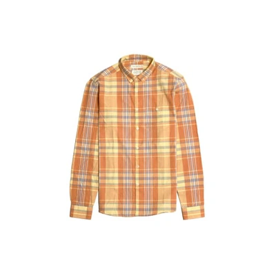 Shop Far Afield Casual Button Down Long Sleeve Shirt - Tarida Check