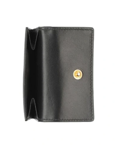 Shop Moschino Woman Wallet Black Size - Soft Leather