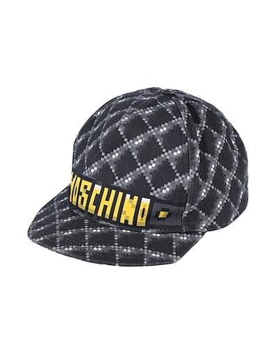Shop Moschino Hat In Black