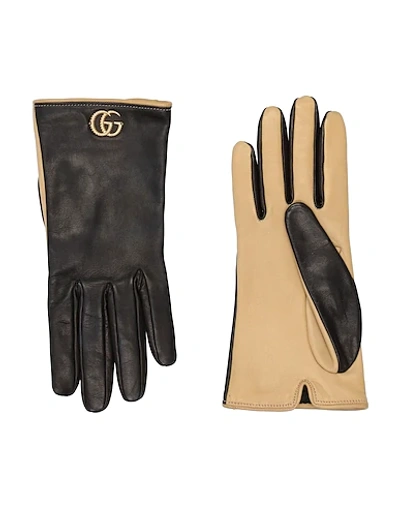 Shop Gucci Gloves In Black