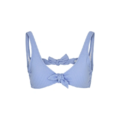 Shop Heidi Klein Bora Bora Light Blue Bikini Top