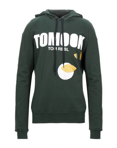 Shop Tom Rebl Sweatshirts In Dark Green