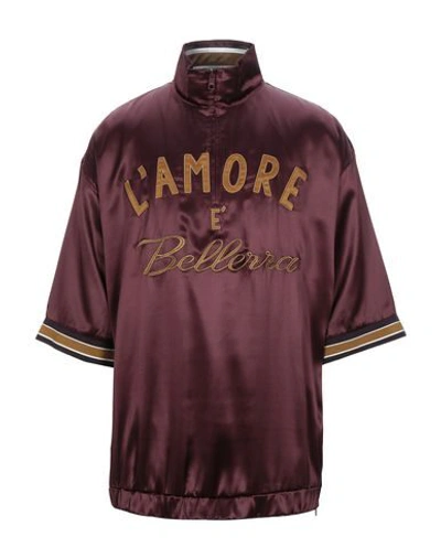 Shop Dolce & Gabbana Sweatshirts In Maroon
