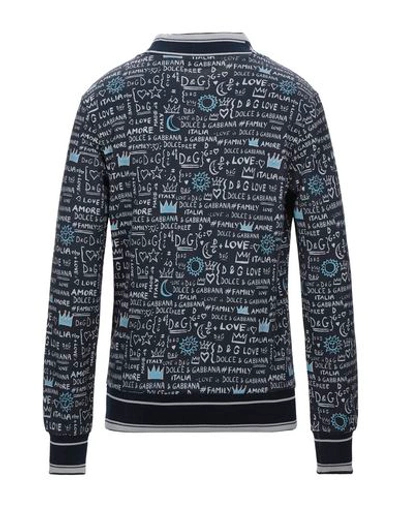 Shop Dolce & Gabbana Sweatshirts In Slate Blue