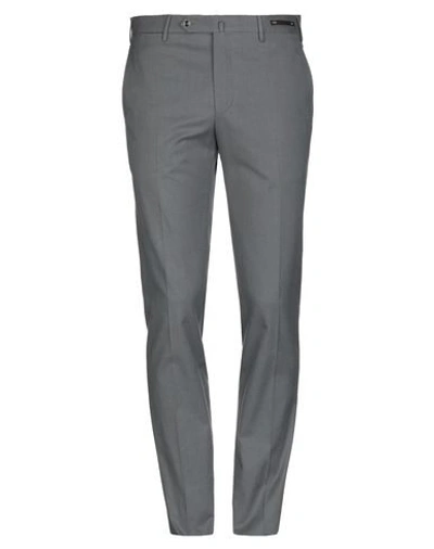 Shop Pt01 Pt Torino Man Pants Grey Size 38 Cotton, Elastane