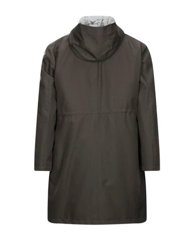 Shop Frankie Morello Man Jacket Military Green Size 40 Polyester