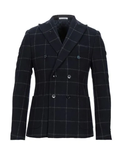 Daniele Alessandrini Suit Jackets In Dark Blue